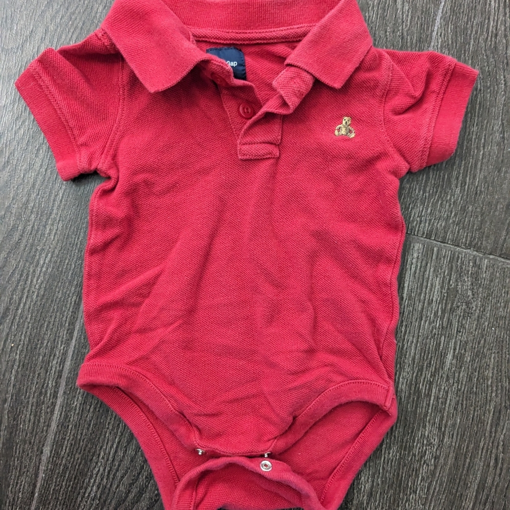 Baby Gap Collared Onesie, 6-12m
